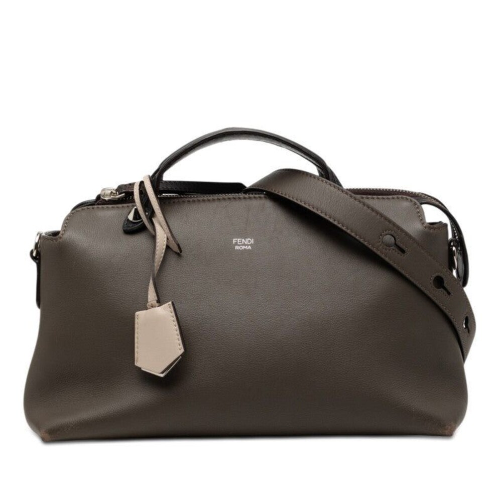 Fendi By The Way Medium Shoulder Bag Gray